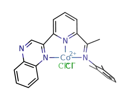 (2,6-dimethyl-N-(1-(6-(quinoxalin-2-yl)pyridin-2-yl)ethylidene)benzamine)CoCl<sub>2</sub>