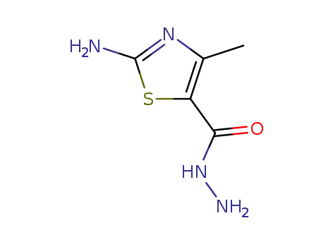 Molecular Structure of 63788-59-0 (2-AMINO-4-METHYL-1,3-THIAZOLE-5-CARBOHYDRAZIDE)