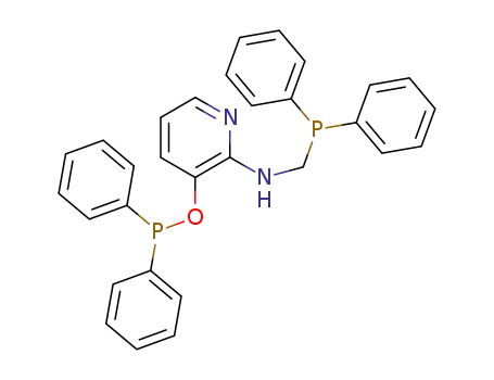 Molecular Structure of 304000-69-9 (Ph<sub>2</sub>PCH<sub>2</sub>N(H)C<sub>5</sub>H<sub>3</sub>(OPPh<sub>2</sub>)N)