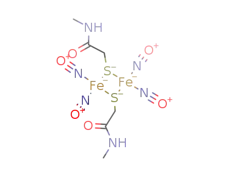 [(NO)2Fe(μ-N-methylmercaptoacetamide(1-))2Fe(NO)2)]