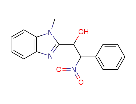 2-hydroxy-2-(1-methylbenzimidazol-2-yl)-1-nitro-1-phenylethane