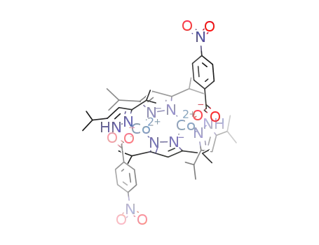 di(3,5-diisopropylpyrazole)dicobalt(II)di(μ-3,5-diisopropylpyrazolato)di(p-nitrobenzoate)