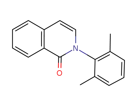 Molecular Structure of 137515-86-7 (1(2H)-Isoquinolinone, 2-(2,6-dimethylphenyl)-)