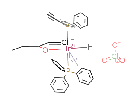 [IrH(CH3CN)(κ2(C,O)-CHCH(Et)CO)(PPh3)2]ClO4