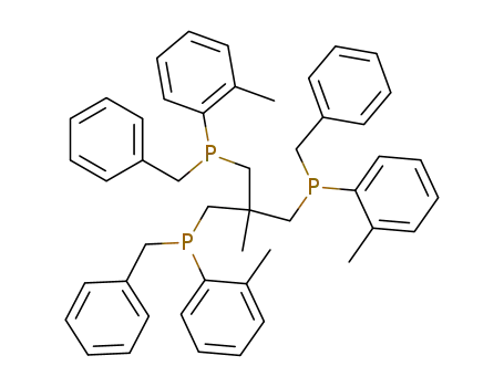 CH<sub>3</sub>C(CH<sub>2</sub>P(C<sub>6</sub>H<sub>4</sub>CH<sub>3</sub>)CH<sub>2</sub>C<sub>6</sub>H<sub>5</sub>)3