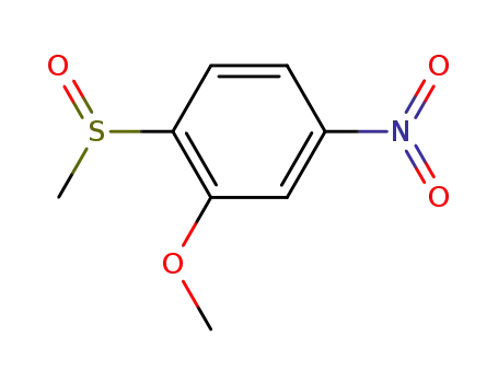 2-methoxy-1-(methylsulfinyl)-4-nitrobenzene