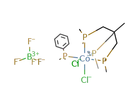 [CoCl<sub>2</sub>(1,1,1-tris(dimethylphosphinomethyl)ethane)(PMe<sub>2</sub>Ph)]BF<sub>4</sub>