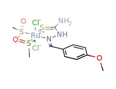 [RuCl<sub>2</sub>(dmso)2(4-methoxybenzaldehyde thiosemicarbazone)]
