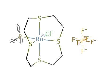 [RuCl([12]aneS<sub>4</sub>)(PPh<sub>3</sub>)][PF<sub>6</sub>]