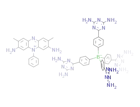 phenazinium tetrakis[4-[2-(4,6-diamino-1,3,5-triazinyl)]phenyl]borate