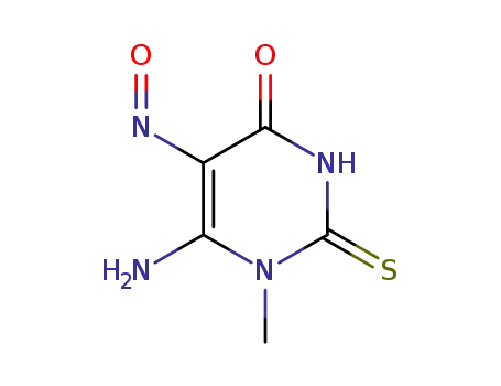 6-amino-1-methyl-5-nitroso-2-thiouracil