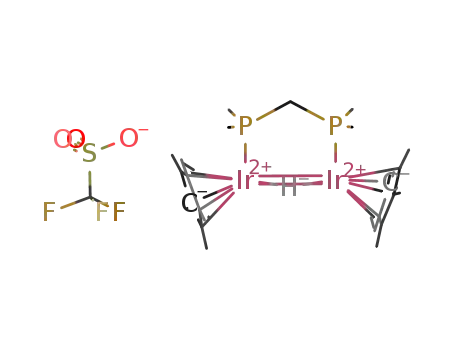 [Ir2(η5-C5Me5)2(μ-bis(dimethylphosphino)methane)(μ-hydrido)](triflate)