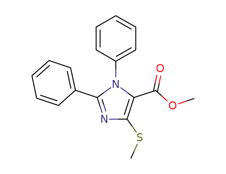 5-methylsulfanyl-2,3-diphenyl-3H-imidazole-4-carboxylic acid methyl ester