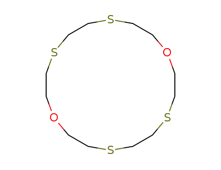 Molecular Structure of 296-40-2 (1,10-Dioxa-4,7,13,16-tetrathiacyclooctadecane)