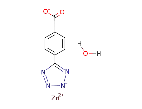 [Zn(H2O)(μ3-1κO,O':2κN:3κN'-5-(4'-carboxyphenyl)tetrazole-2H)]n
