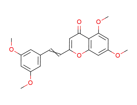 2-[2-(3,5-dimethoxyphenyl)vinyl]-5,7-dimethoxychromen-4-one