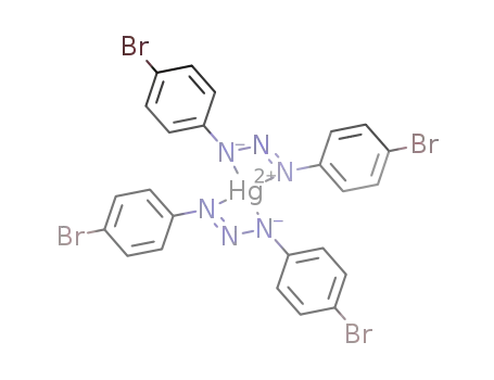 trans-bis[1,3-(4-bromophenyl)triazenide] mercury(II)