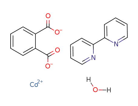 Molecular Structure of 872975-43-4 ([(2,2'-bipyridine)(o-phthalate)aquacobalt(II)])