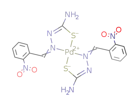 bis(o-nitrobenzaldehyde-thiosemicarbazonato)palladium(II)