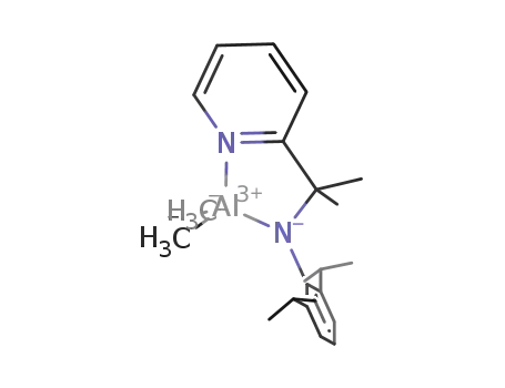 (C<sub>5</sub>H<sub>4</sub>NC(CH<sub>3</sub>)2N(2,6-diisopropylphenyl))AlMe<sub>2</sub>