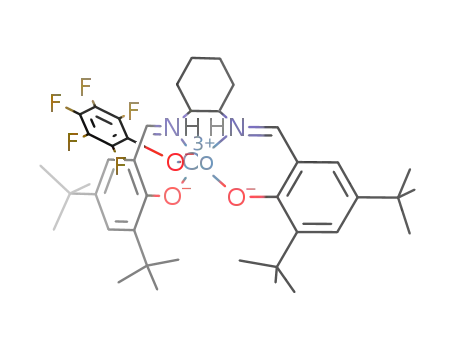 [(rac-N,N'-bis(3,5-di-tert-butylsalicylidene)-1,2-diaminocyclohexane)Co(pentafluorobenzoate)]
