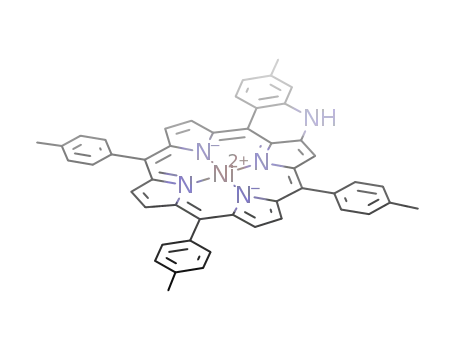 [Ni(C<sub>20</sub>H<sub>7</sub>N<sub>4</sub>(C<sub>6</sub>H<sub>4</sub>CH<sub>3</sub>)3(C<sub>6</sub>H<sub>3</sub>(CH<sub>3</sub>)NH))]