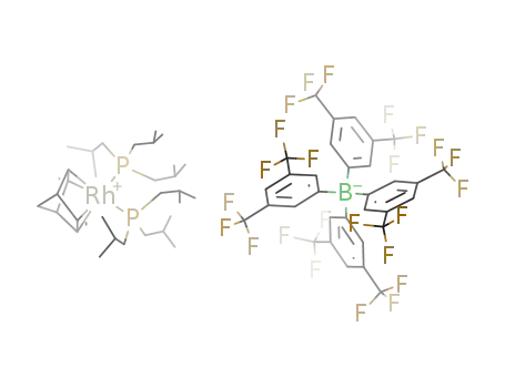 [rhodium(I)(triisobutylphosphine)2(norbornadiene)][B(C<sub>6</sub>H<sub>3</sub>(CF<sub>3</sub>)2)4]