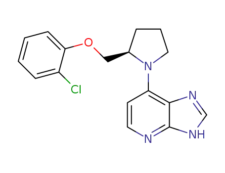 7-[(R)-2-(2-chlorophenoxymethyl)pyrrolidin-1-yl]-3H-imidazo[4,5-b]pyridine