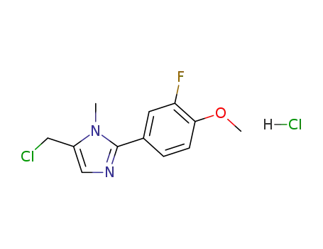 5-(chloromethyl)-2-(3-fluoro-4-methoxyphenyl)-1-methyl-1H-imidazole hydrochloride