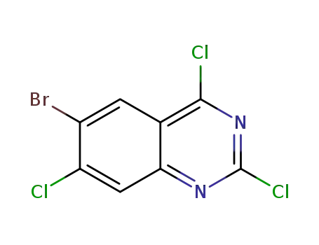 2,4,7-trichloro-6-bromoquinazoline