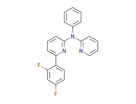 Molecular Structure of 1246612-18-9 (F<sub>2</sub>C<sub>6</sub>H<sub>3</sub>C<sub>5</sub>H<sub>3</sub>NN(C<sub>6</sub>H<sub>5</sub>)C<sub>5</sub>H<sub>4</sub>N)