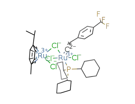 [(p-cymene)Ru(μ-Cl)3RuCl(=C=CH-C6H4-4-CF3)(tricyclohexylphosphine)]