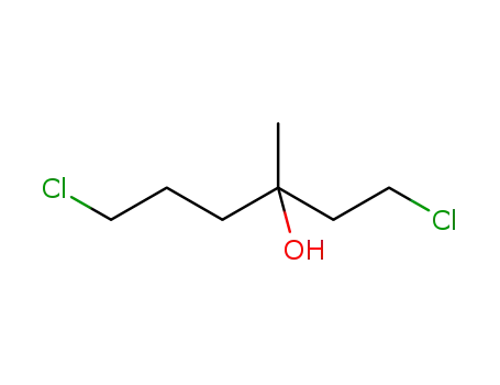 Molecular Structure of 1378680-15-9 (1,7-dichloro-4-methylheptan-4-ol)
