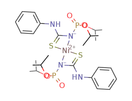 [Ni(PhNHC(S)NP(O)(O(i)Pr)2-N,S)2]