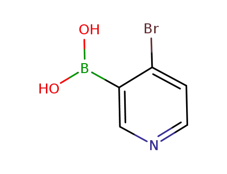 Molecular Structure of 1256355-39-1 (4-BROMOPYRIDINE-3-BORONIC ACID)