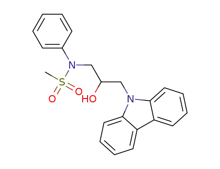 N-(3-(9H-carbazol-9-yl)-2-hydroxypropyl)-N-phenylmethanesulfonamide