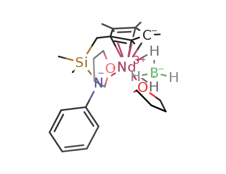 [(C<sub>5</sub>Me<sub>4</sub>)CH<sub>2</sub>SiMe<sub>2</sub>NPh]Nd(BH<sub>4</sub>)(thf)2