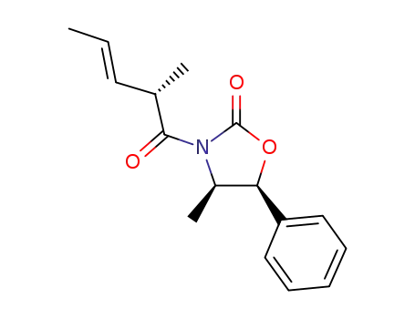 (E)-(4R,5S)-4-methyl-3-((S)-2-methylpent-3-enoyl)-5-phenyloxazolidin-2-one