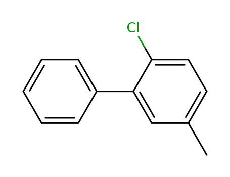 Molecular Structure of 19482-24-7 (2-chloro-5-methyl-1,1'-biphenyl)