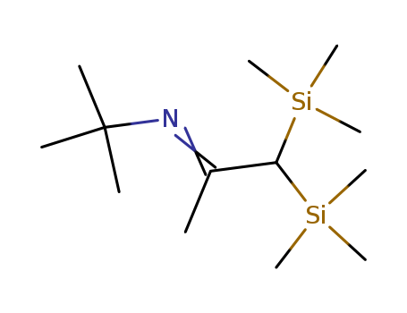 alpha,alpha-Bis(trimethylsilyl)-tert-butylketimine