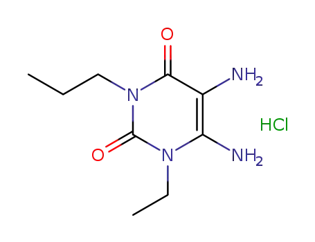 Molecular Structure of 1245645-59-3 (1-ethyl-3-propyl-5,6-diaMinouracil HCl)