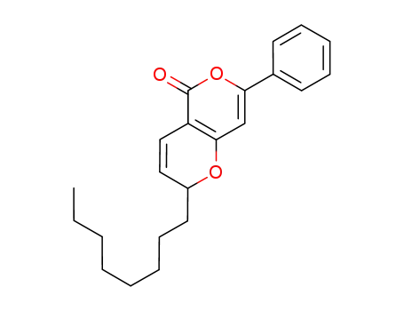 (2RS)-2-octyl-7-phenyl-2H,5H-pyrano[4,3-b]pyran-5-one