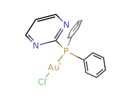 [2-(diphenylphosphino)pyrimidine]gold(I) chloride