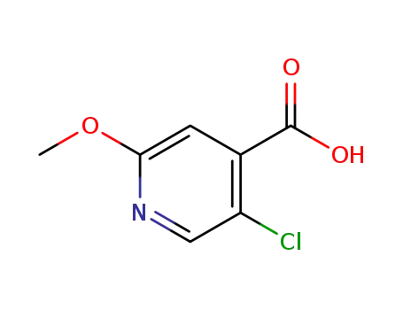 Molecular Structure of 88912-22-5 (5-CHLORO-2-METHOXY-ISONICOTINIC ACID)