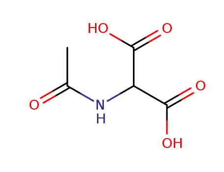 Molecular Structure of 55327-87-2 (Acetamidomalonic acid)