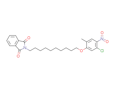 2-[10-(5-chloro-2-methyl-4-nitrophenoxy)decyl]-1H-isoindole-1,3(2H)-dione