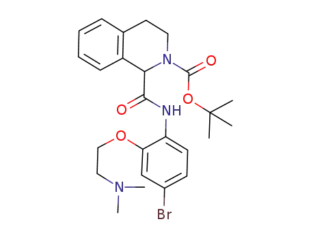 Molecular Structure of 1239902-84-1 (C<sub>25</sub>H<sub>32</sub>BrN<sub>3</sub>O<sub>4</sub>)