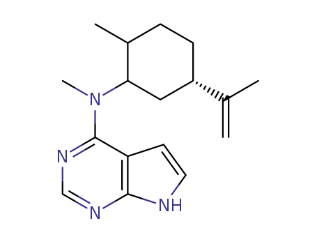 N-methyl-N-((5S)-2-methyl-5-(prop-1-en-2-yl)cyclohexyl)-7H-pyrrolo[2,3-d]pyrimidin-4-amine