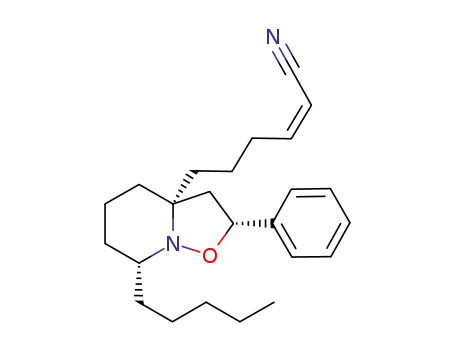 (2R,6R,8R)-6-(5'-cyanopent-4'-enyl)-2-pentyl-8-phenyl-1-aza-9-oxabicyclo[4,3,0]nonane