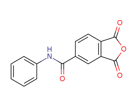 Molecular Structure of 92424-72-1 (1,3-dioxo-N-phenyl-1,3-dihydro-2-benzofuran-5-carboxamide)